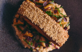 Pirított lazacfilé